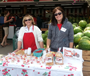 Free delicious samples From the Farm Treats-Bringing Locally Grown Berries into the Fresh Baked Goodies for Burlington, Washington