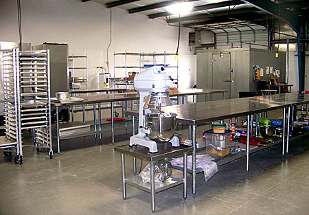 Full commercial baking kitchen available for rent from From the Farm Treats-Bringing Locally Grown Berries into the Fresh Baked Goodies for Burlington, Washington.